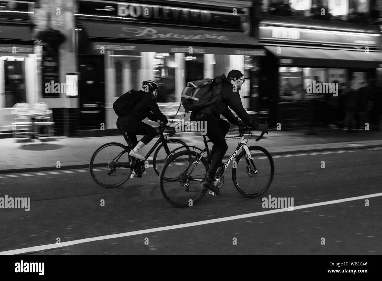 Radfahren leben Stockfoto