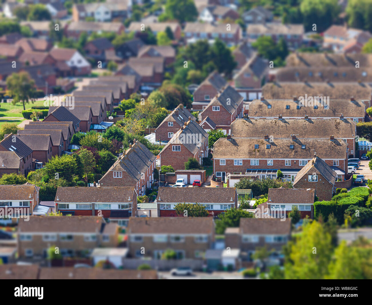 UK Gehäuse, Folkestone, Kent. Stockfoto