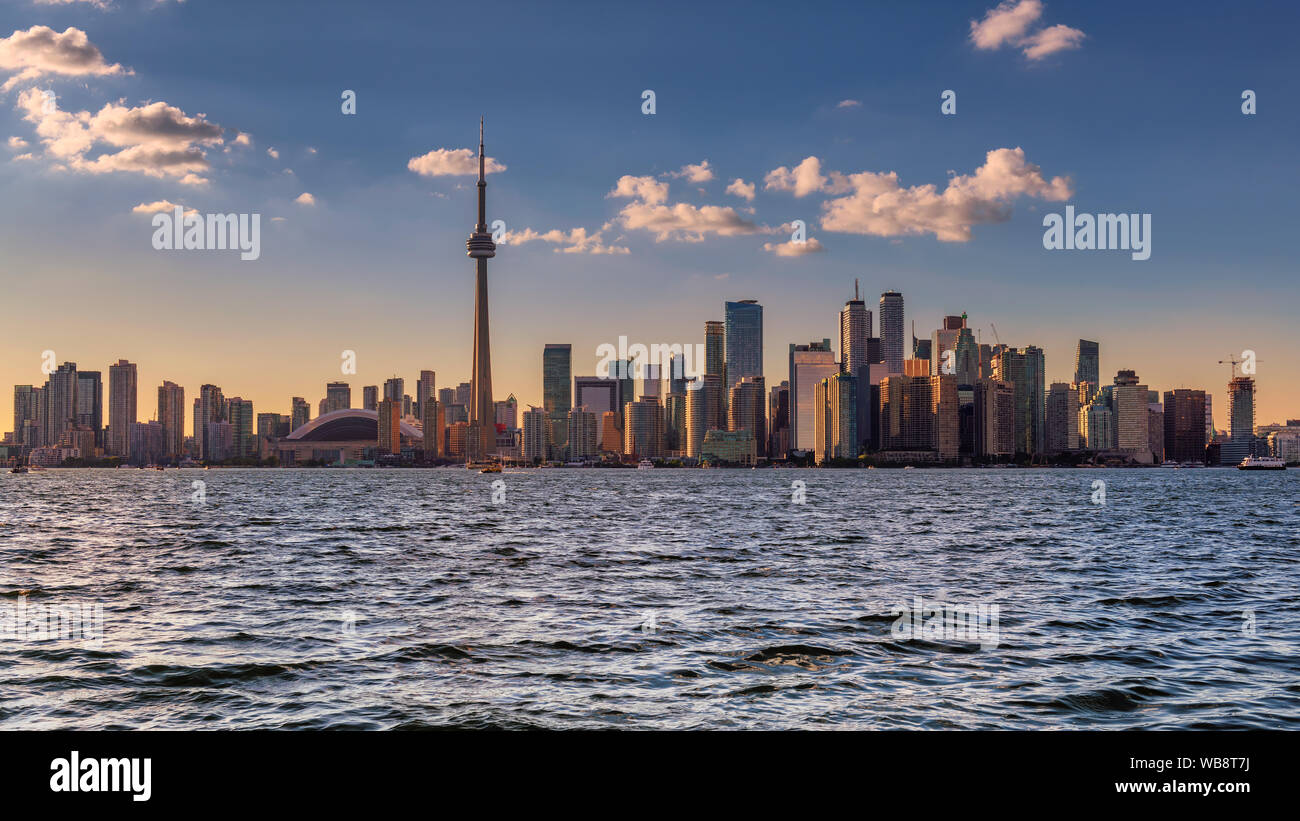 Toronto Skyline der Stadt. Stockfoto