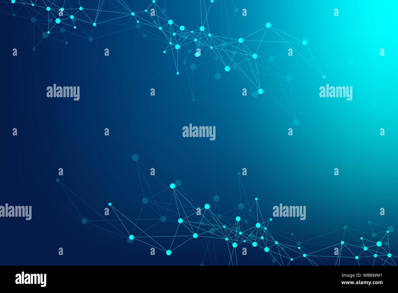 Grosse Daten Visualisierung. Geometrische abstrakt Hintergrund visuelle Informationen Komplexität. Futuristische Infografiken Design. Technologie Hintergrund mit Stock Vektor