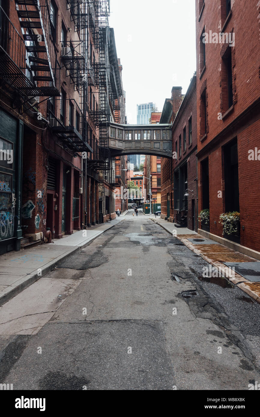 Heften Street in New York City Stockfoto