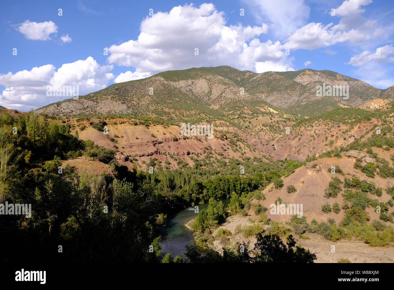 Verschiedene Zivilisationen hatten in Tunceli Region, die Oberen Fırat Aufteilung der Ostanatolischen Region, seit der ersten Jahrhunderte gelebt. Stockfoto