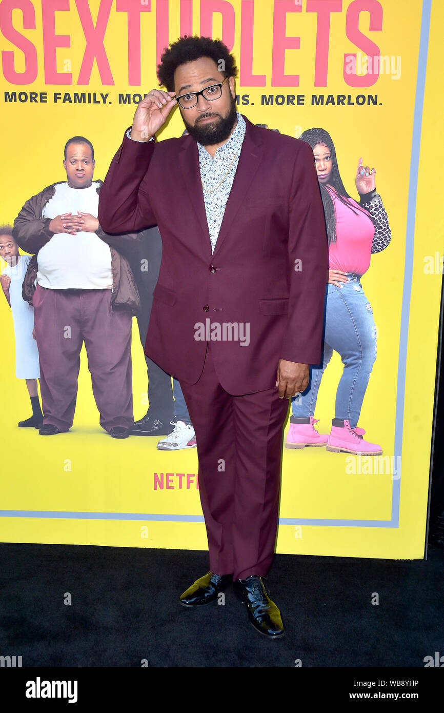 Diallo Rätsel Premiere der "extuplets'at Arclight Hollywood an August 7, 2019, in Los Angeles, Kalifornien Stockfoto