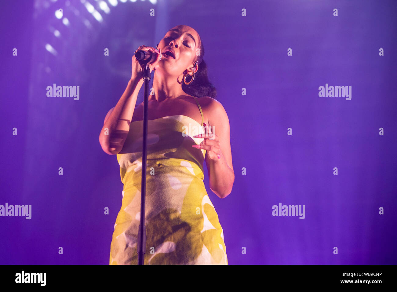 Biddinghuizen, Niederlande, 16. August 2019 Jorja Smith führt Live at Lowlands Festival 2019 © Roberto Finizio / alamy Stockfoto