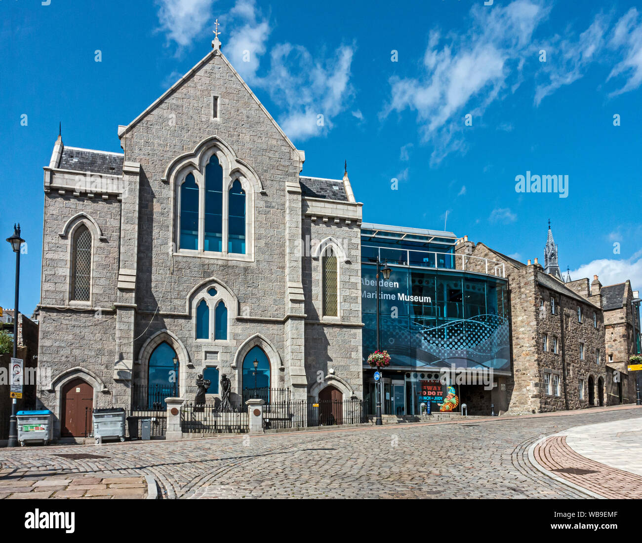 Die Aberdeen Maritime Museum von Schottland in der shiprow Aberdeen Schottland Großbritannien Stockfoto