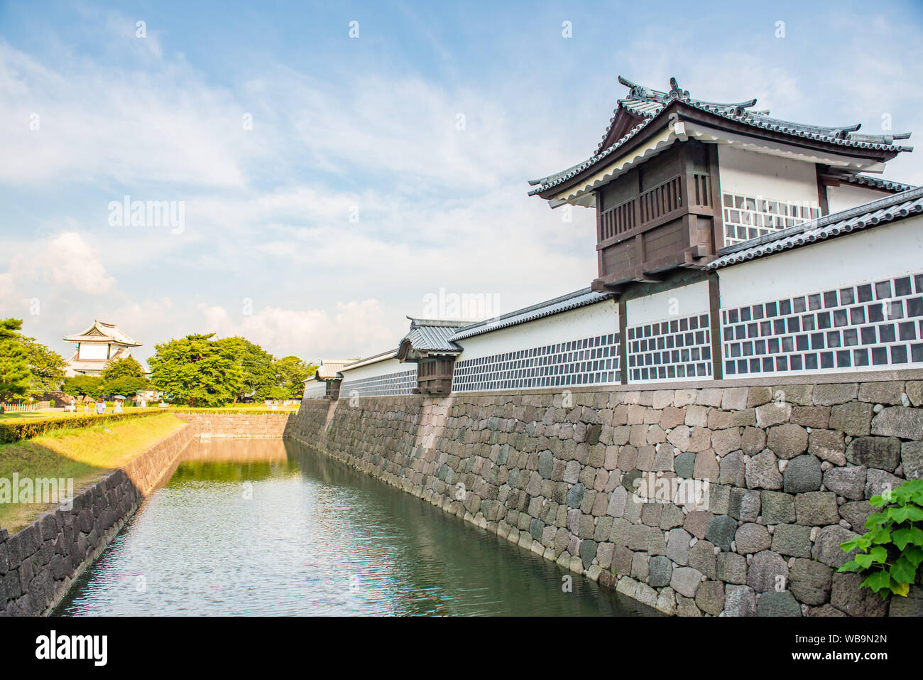 Kanazawa Castle Park in Kanazawa, Ishikawa, Japan. einer berühmten historischen Ort. Stockfoto