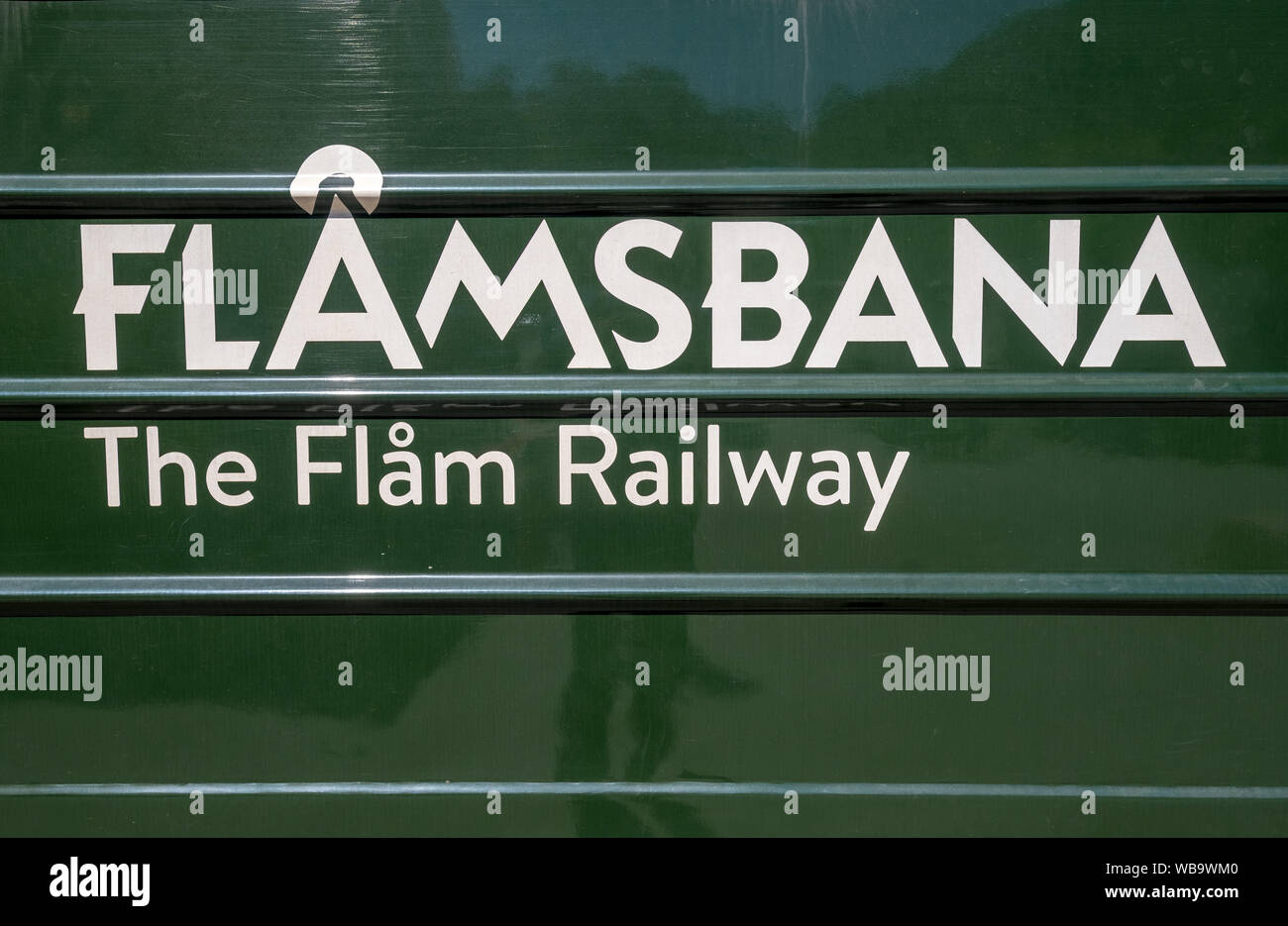 Flåmsbana, die Flam Bahn, Sogn und Fjordane, Norwegen, Skandinavien, Europa, Flåm, NOCH, Flåm, NOCH, Tourismus, Destination, Sightseeing, Hurtigruten, verletzt Stockfoto