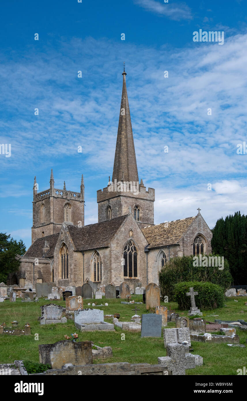 St. Mary's Parish Church, Purton, in der Nähe von Swindon, Wiltshire, England, Großbritannien Stockfoto