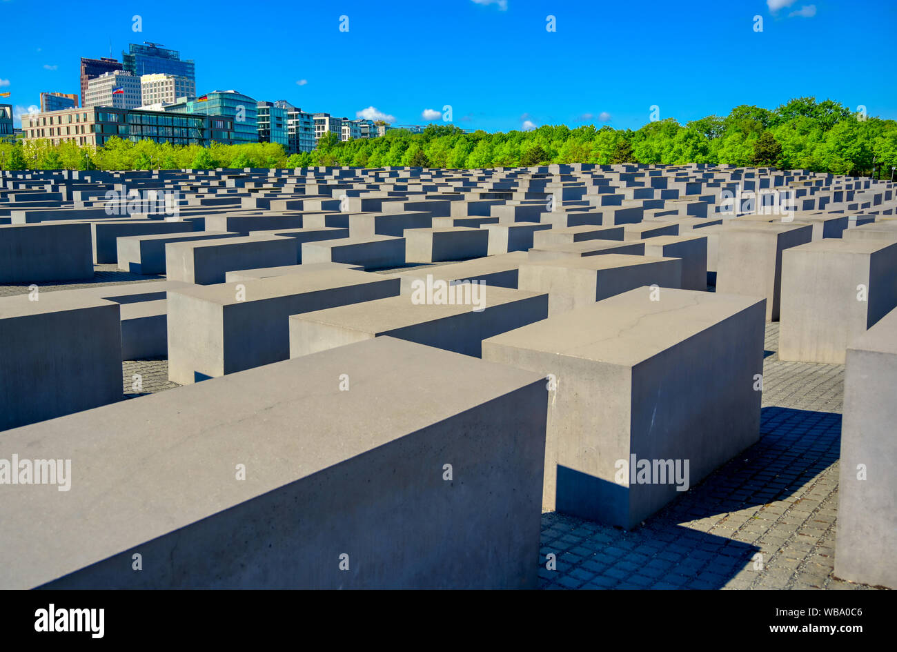 Berlin, Deutschland - 5. Mai 2019 - Das Denkmal für die ermordeten ...