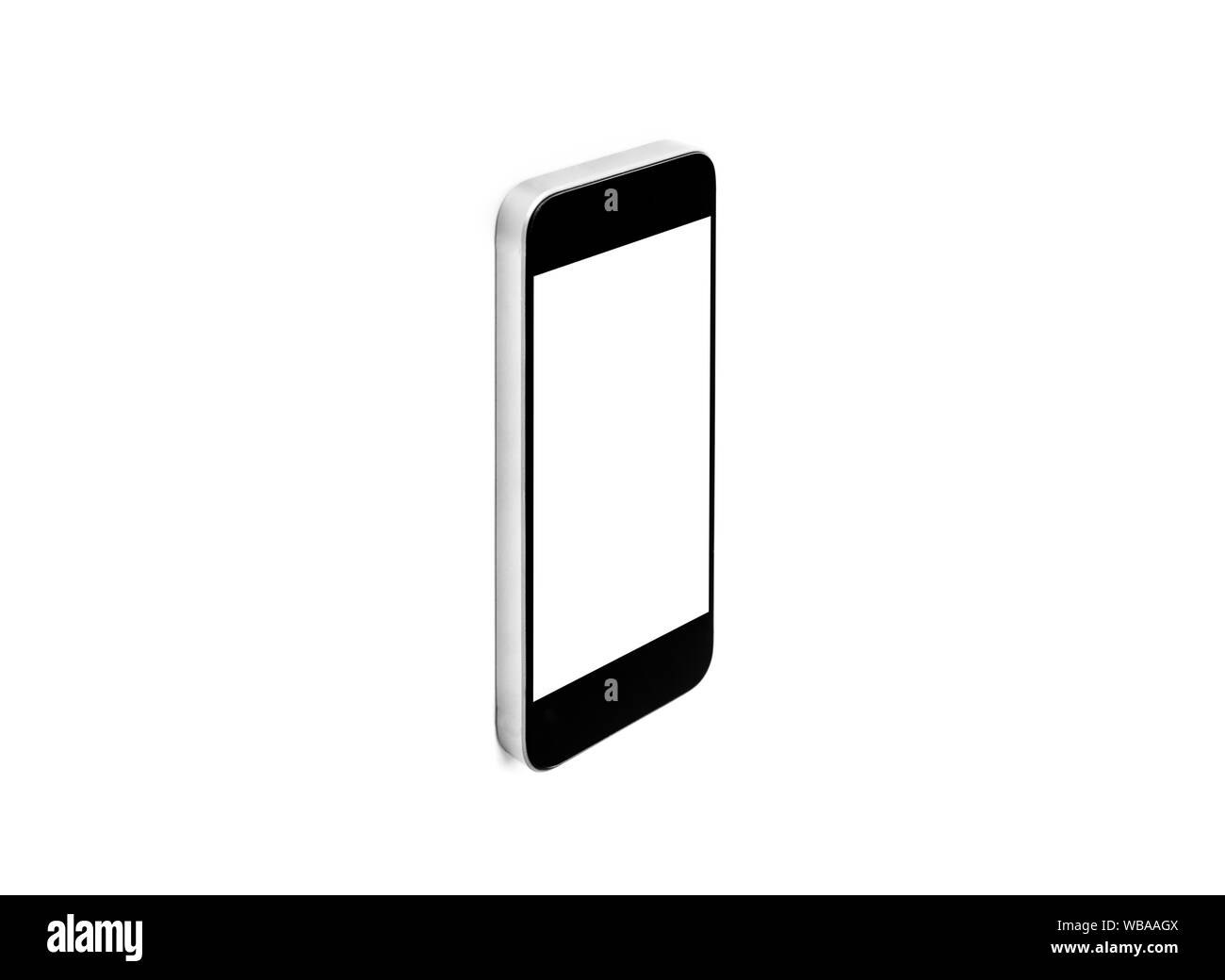 Smart Phone, auf weißem Hintergrund Stockfoto