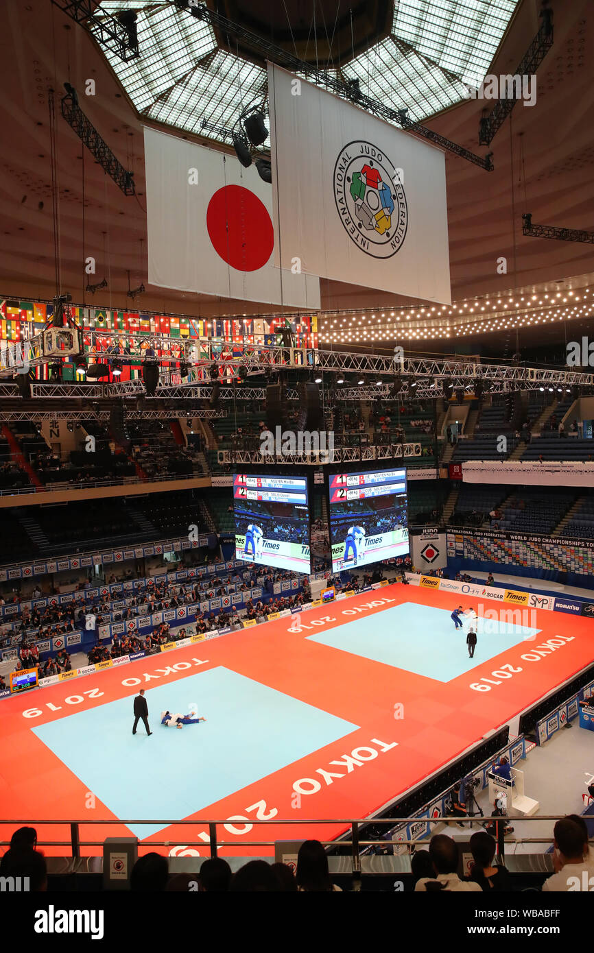 Nippon Budokan, Tokyo, Japan. 26 Aug, 2019. Allgemeine Ansicht, 26. August 2019 - Judo: World Judo Championships Tokyo 2019 an der Nippon Budokan, Tokyo, Japan. Credit: yohei Osada/LBA SPORT/Alamy leben Nachrichten Stockfoto