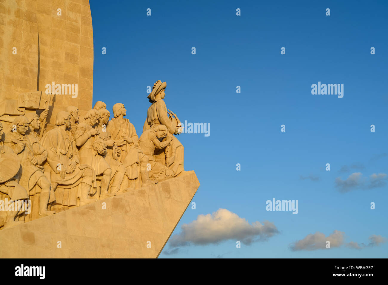 Lissabon Portugal am Denkmal der Entdeckungen Stockfoto