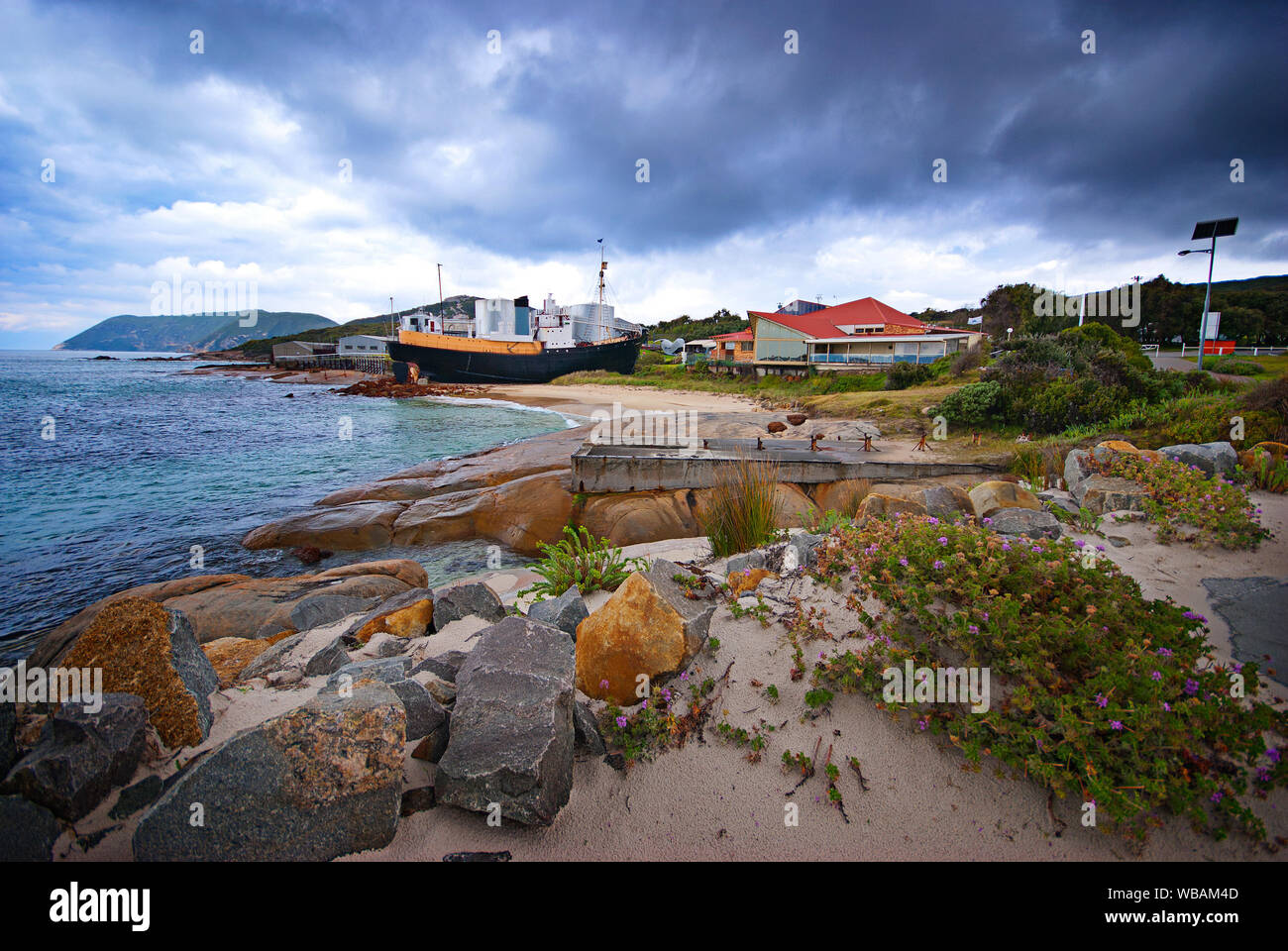 Alte wal Chaser Schiff, Cheynes IV, bei Wal Welt, Museum, das die Geschichte der Walindustrie in der Stadt. Albany, Western Australia Stockfoto