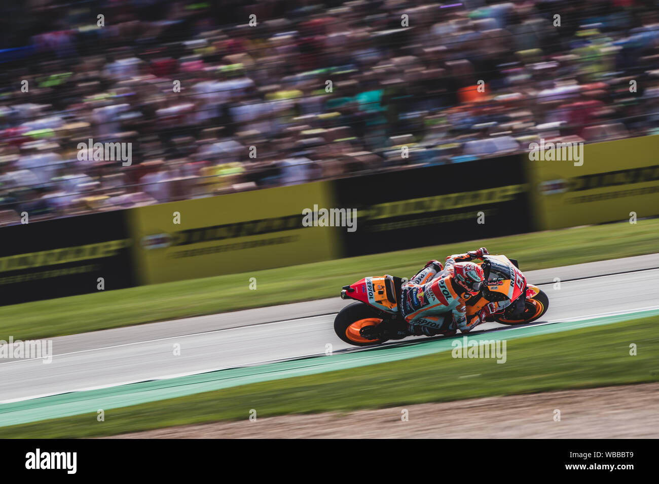 Marc Marquez, HCR Honda, Silverstone MotoGP, Silverstone 2019 GoPro britischen Grand Prix Stockfoto