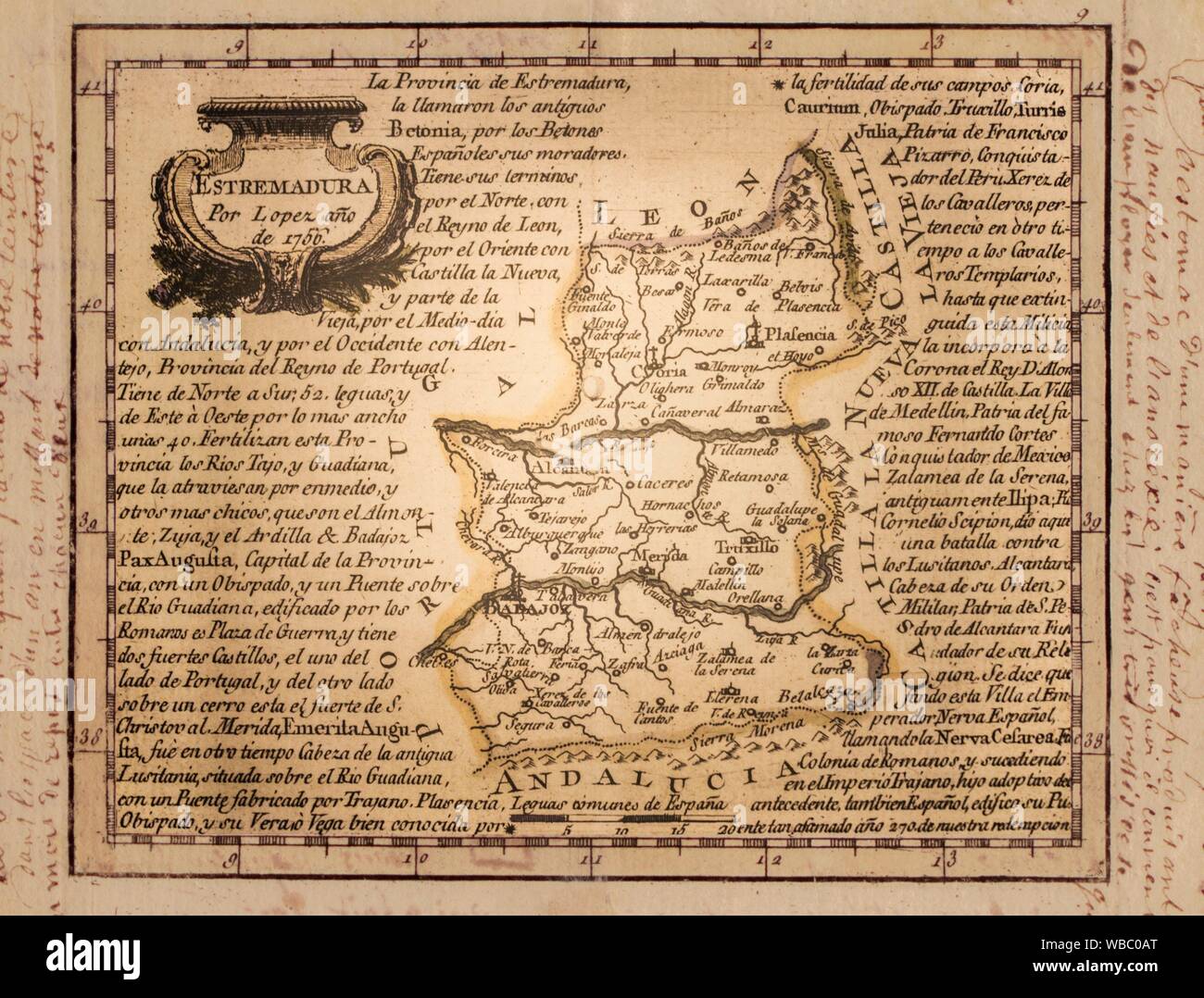 Extremadura Karte Stockfotos und bilder Kaufen Alamy