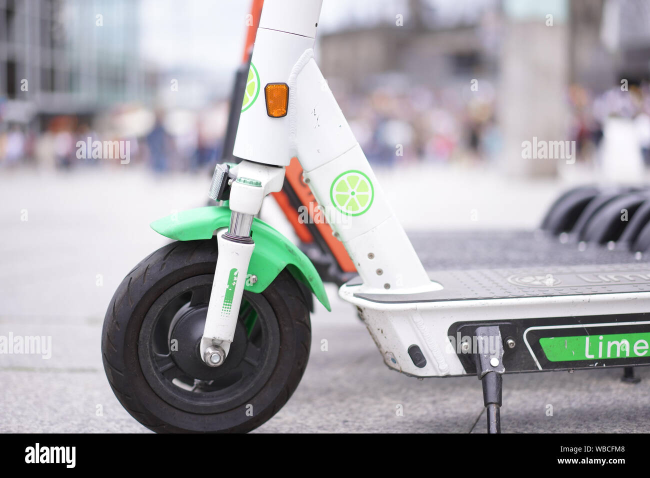 Symbolbild Symbolfoto; von E-Scooter Kalk in Koeln Stockfoto