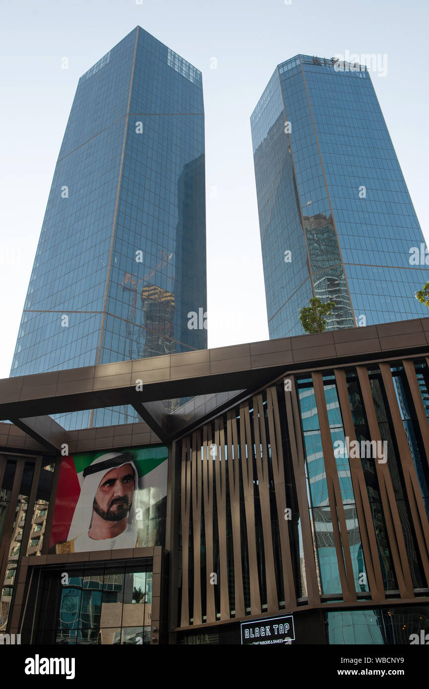 Portrait von Sheikh Mohammed Bin Rashid Al Maktoum der Vizepräsident