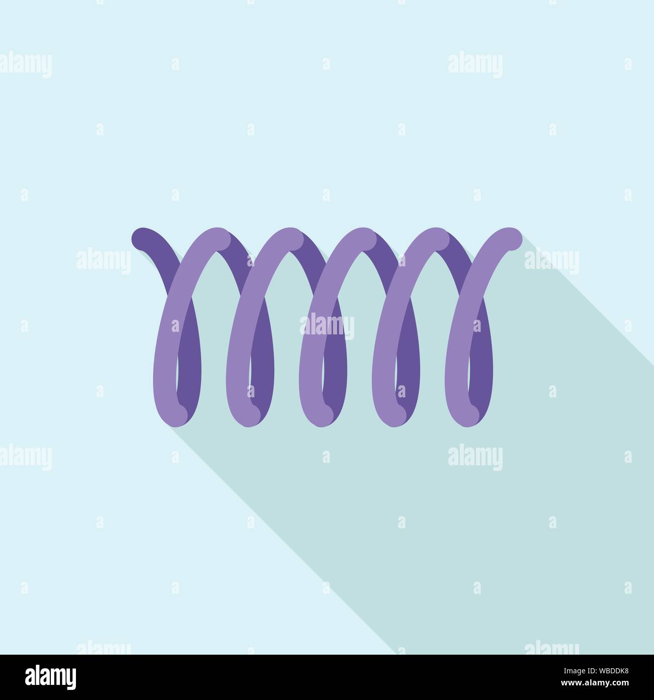 Feder Symbol, flacher Stil Stock Vektor