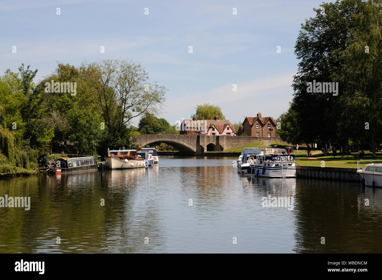 Themse, Abingdon, Oxfordshire Stockfoto