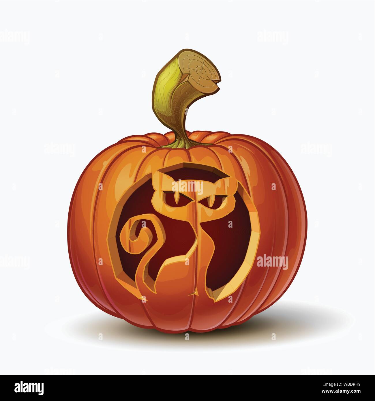 Spooky cat Stock-Vektorgrafiken kaufen - Alamy