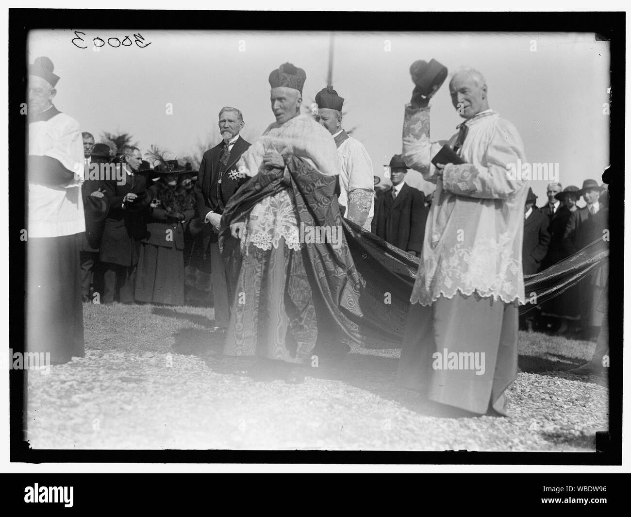 Franziskanerkloster. Kardinal GIBBONS: BISCHÖFLICHE JUBILÄUM Abstract / Medium: 1 Negativ: Glas; 5 x 7 in. oder kleiner Stockfoto