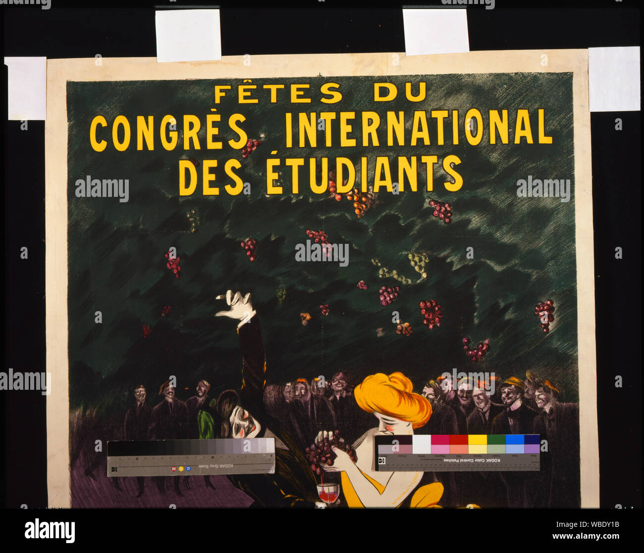 Fêtes du Congrès international des étudiants, Bordeaux, Juin 1907/L. Cappiello. Abstract / Medium: 1 drucken (Poster): Lithographie, Farbe; 159 x 117 cm. Stockfoto