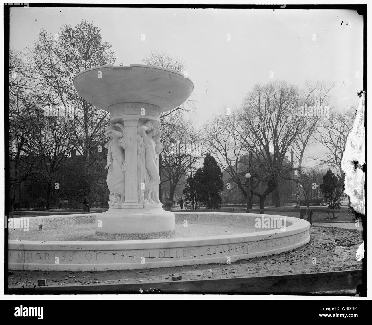 Brunnen in Dupont Circle Abstract / Medium: Harris & Ewing Fotosammlung Stockfoto