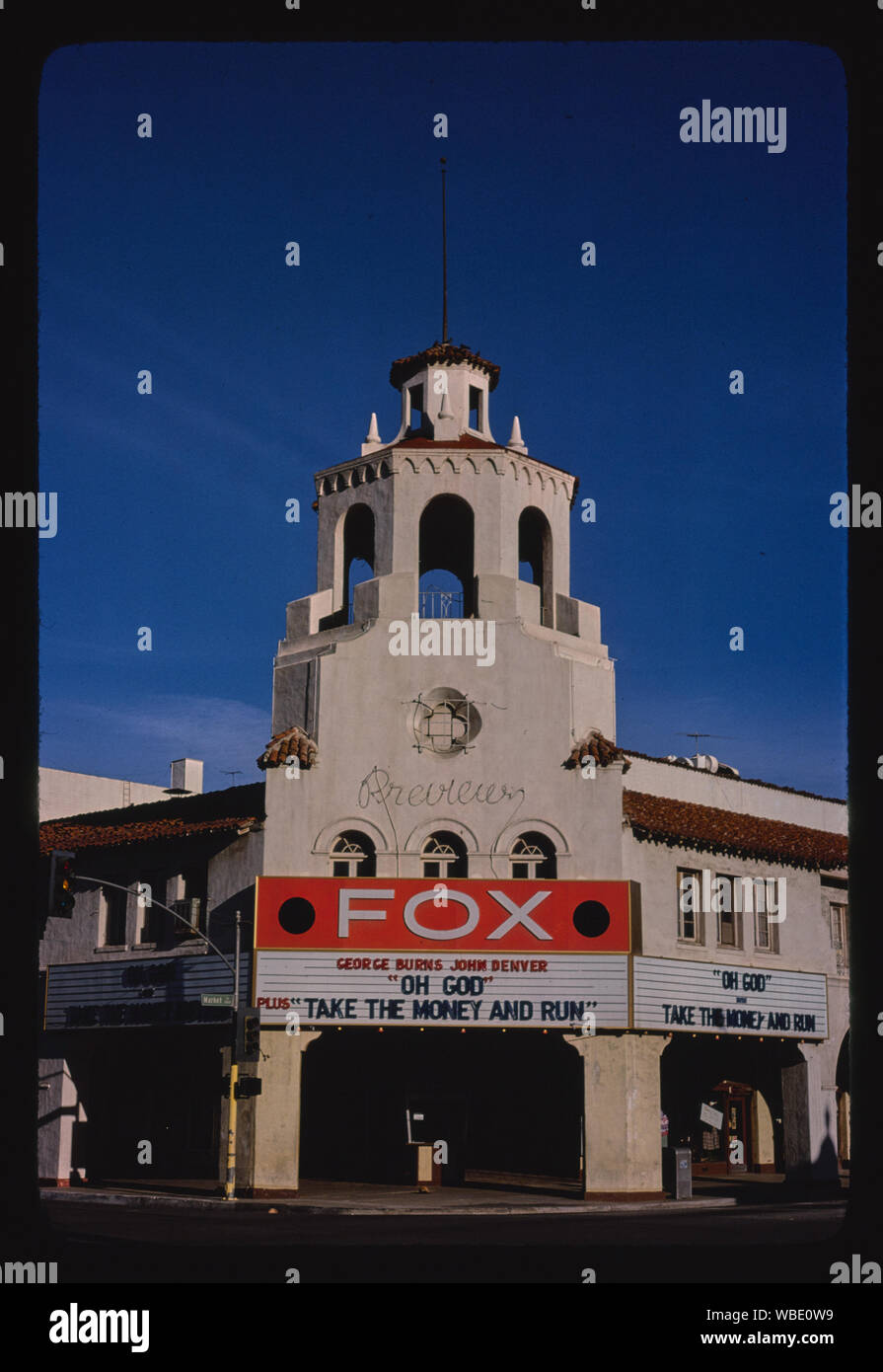 Fox Theater, Riverside, Kalifornien Stockfoto