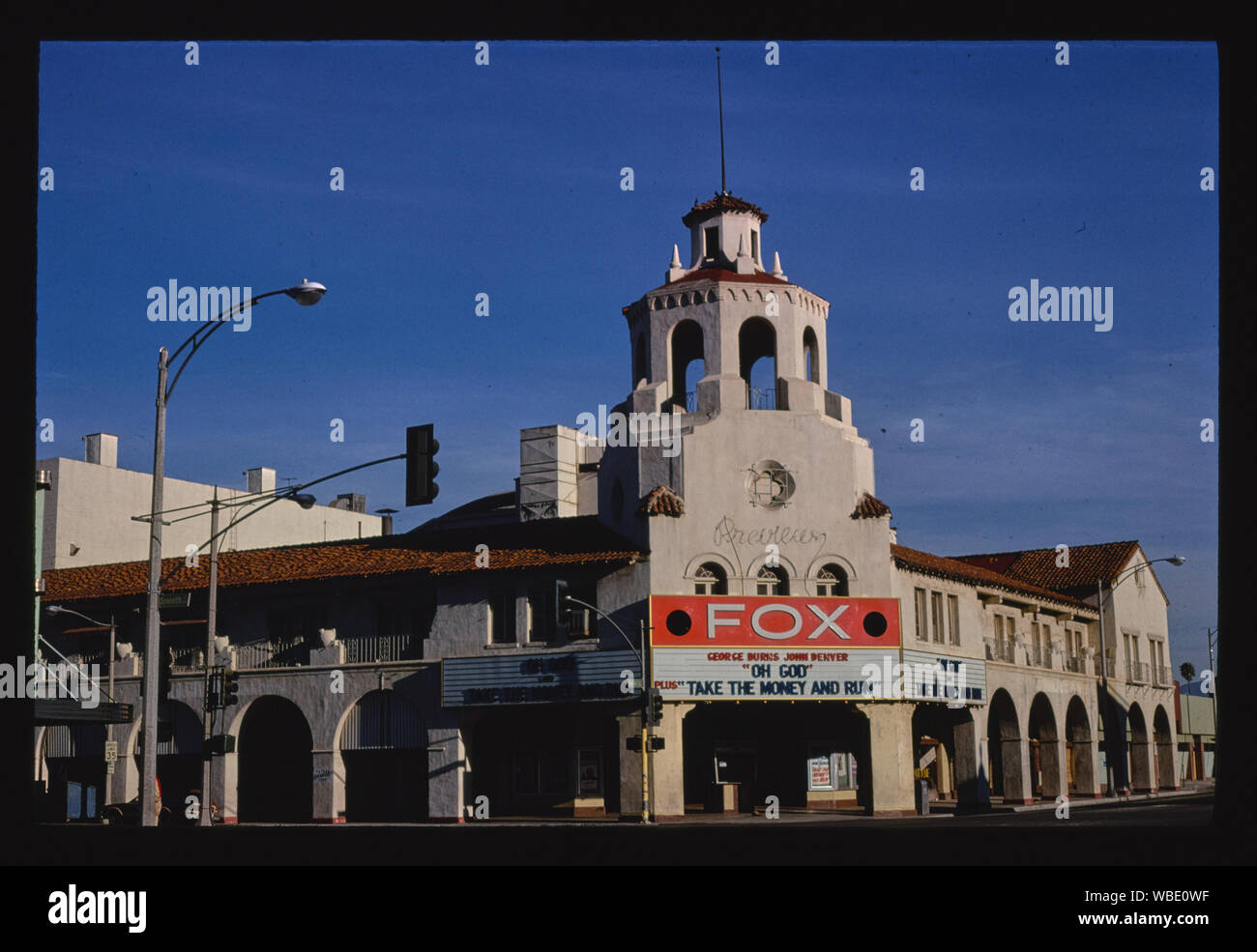 Fox Theater, Riverside, Kalifornien Stockfoto