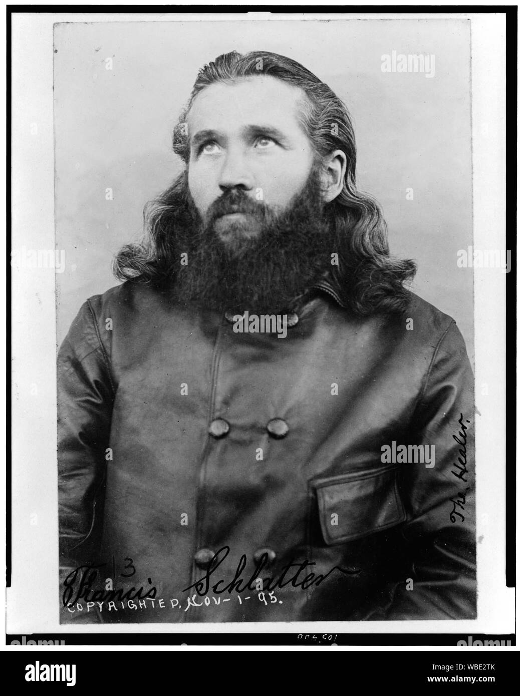 Francis Schlatter, der Heiler Abstract / Medium: 1 Fotoabzug. Stockfoto