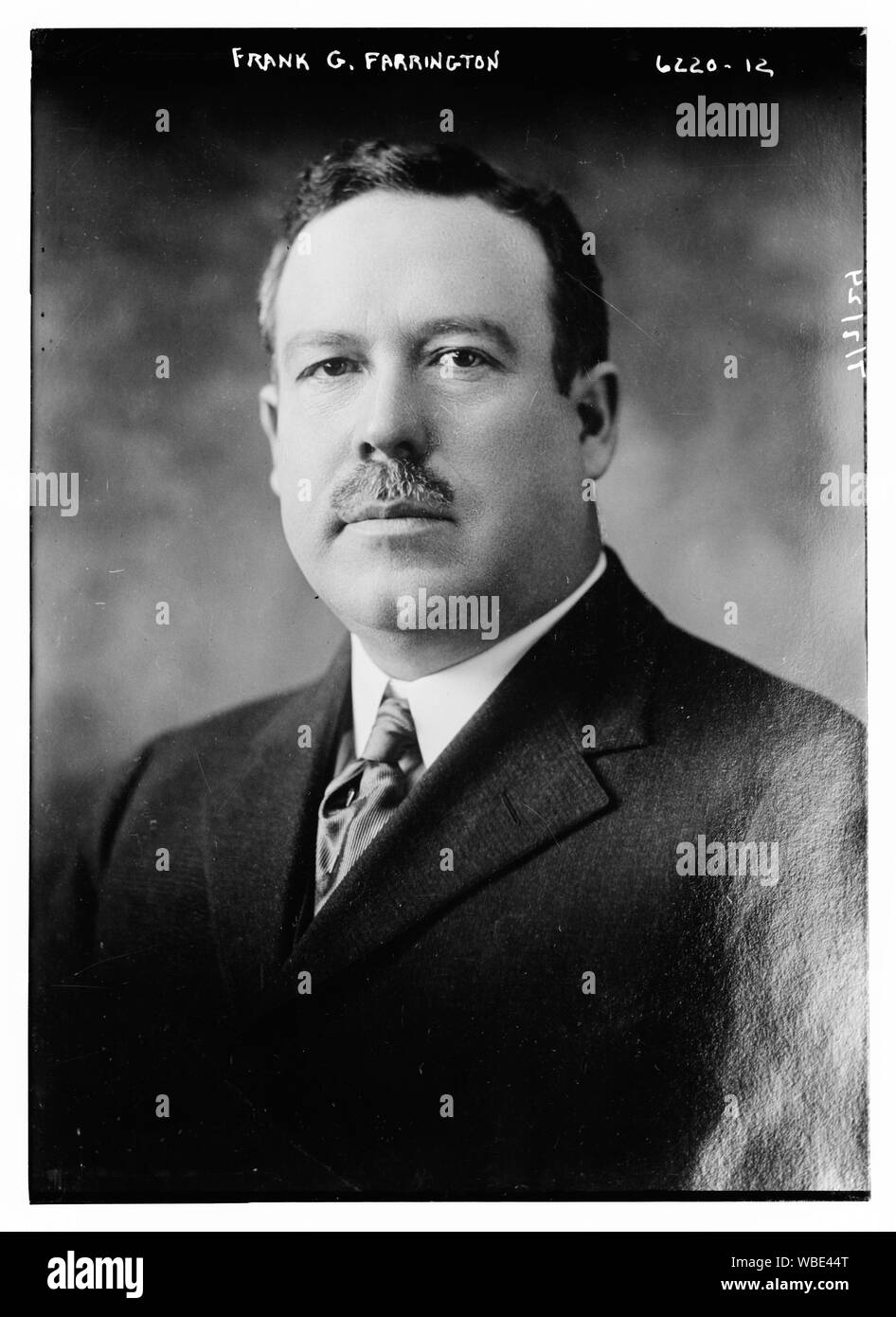 Frank G. Farrington Abstract / Medium: 1 Negativ: Glas; 5 x 7 in. oder kleiner. Stockfoto