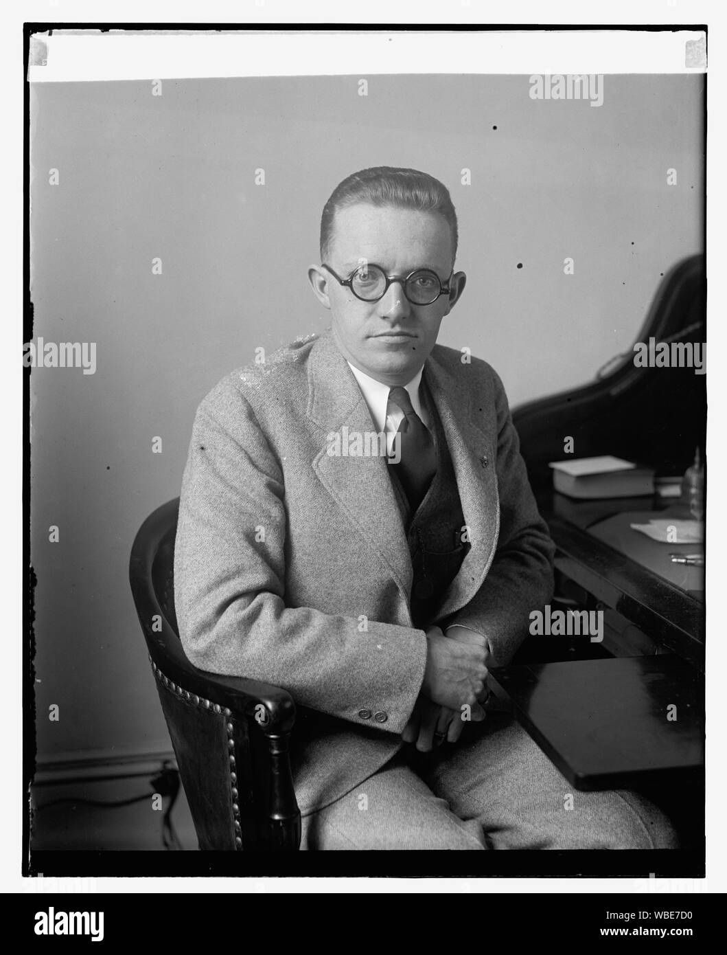 Fred. A. Hartlet, jr., 4/17/29 Abstract / Medium: 1 Negativ: Glas; 4 x 5 in. oder kleiner Stockfoto