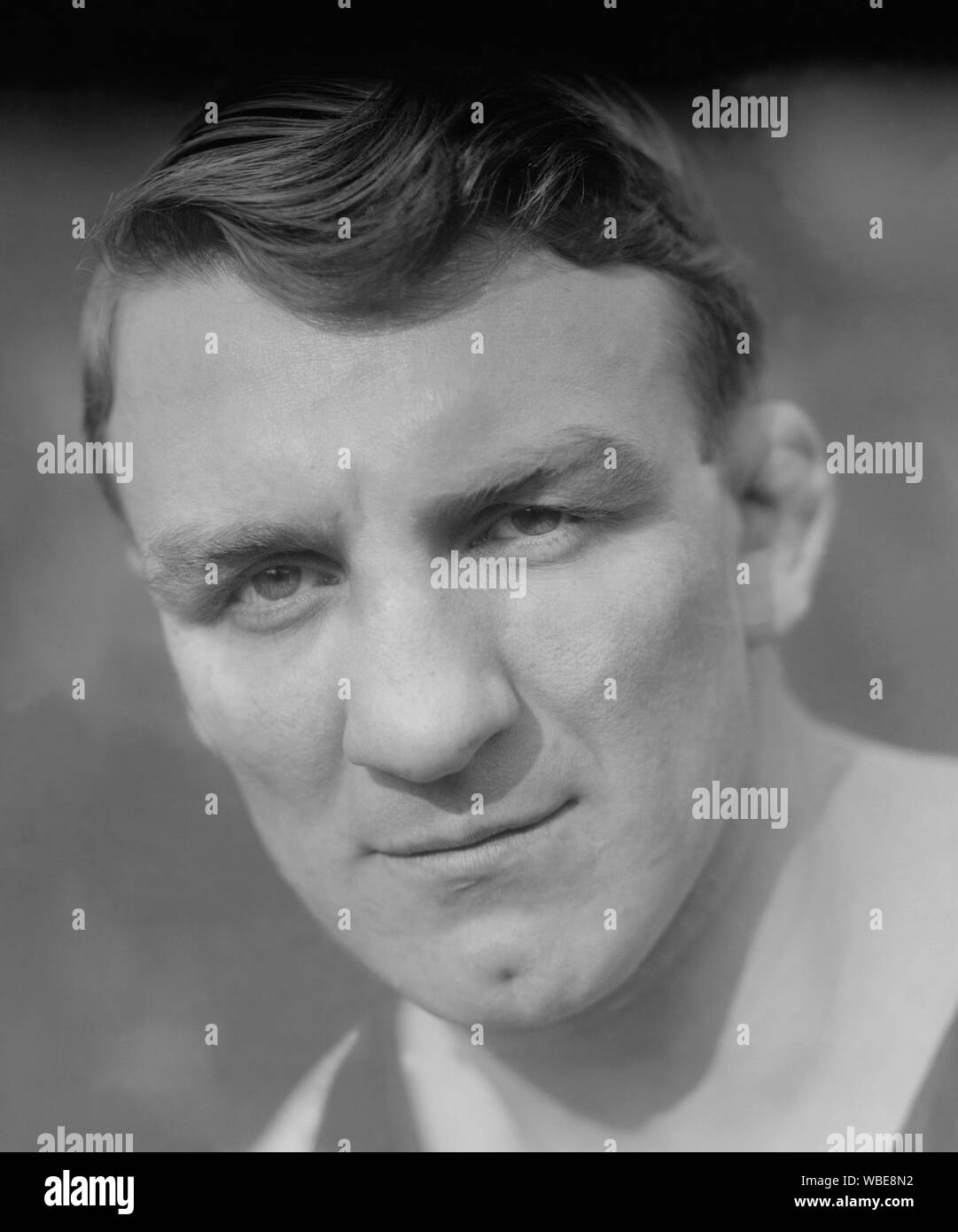 Freddie Welsh bei einer Werbung schießen ca. Anfang der 20er Jahre. Stockfoto