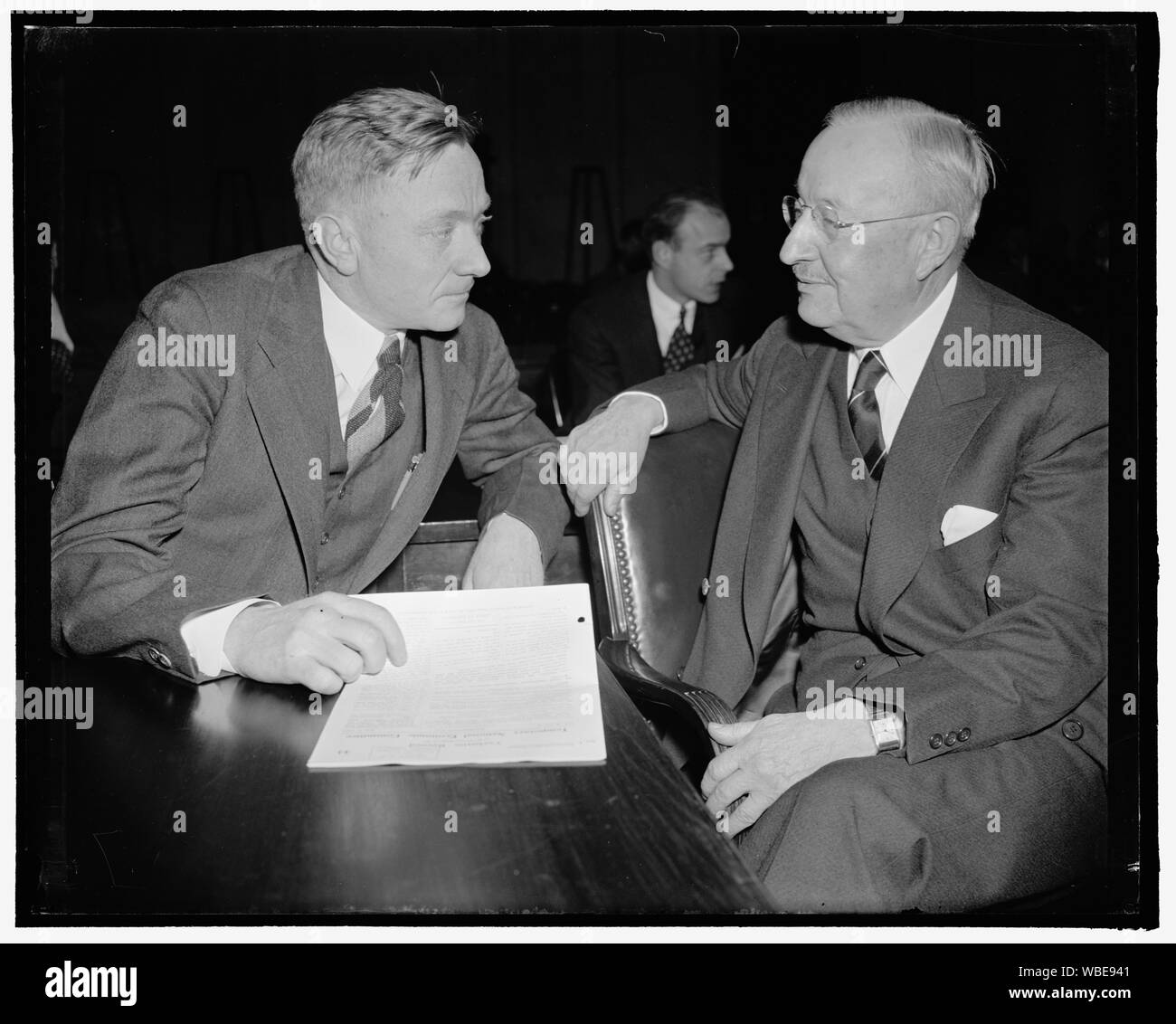 Friedrich Ecker & William Douglas Abstract / Medium: 1 Negativ: Glas; 4 x 5 in. oder kleiner Stockfoto