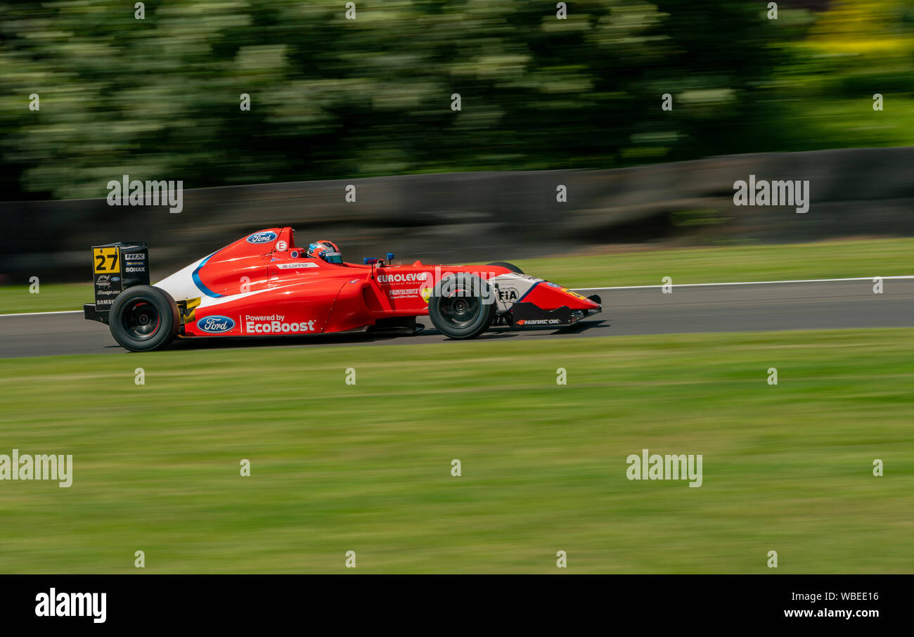 Auto 27, Fahrer Alex Connor, Arden Motorsport, Oulton Park F4 Meisterschaft Stockfoto