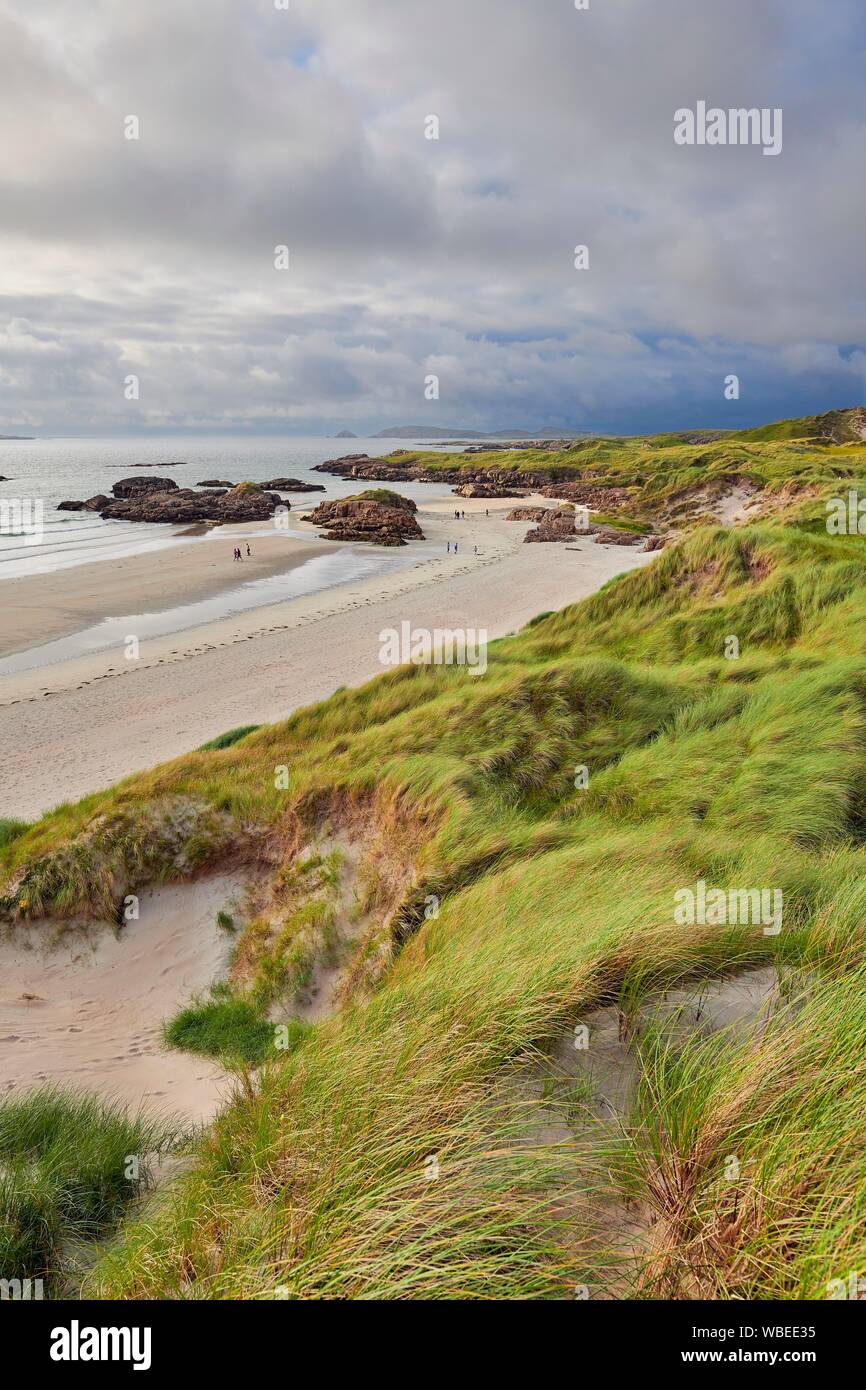 Tra na Carraige Finne, Carrickfinn Strand, County Donegal, Irland Stockfoto