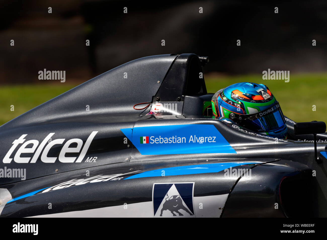 Auto 94, Fahrer, Sebastian Alvarez, Double R, Oulton Park F4 Meisterschaft Stockfoto