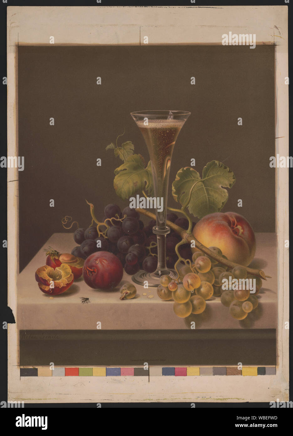 Obst/Helen Searle. Abstract / Medium: 1 Print: chromolithograph; Blatt 43,8 x 31,2 cm. Stockfoto