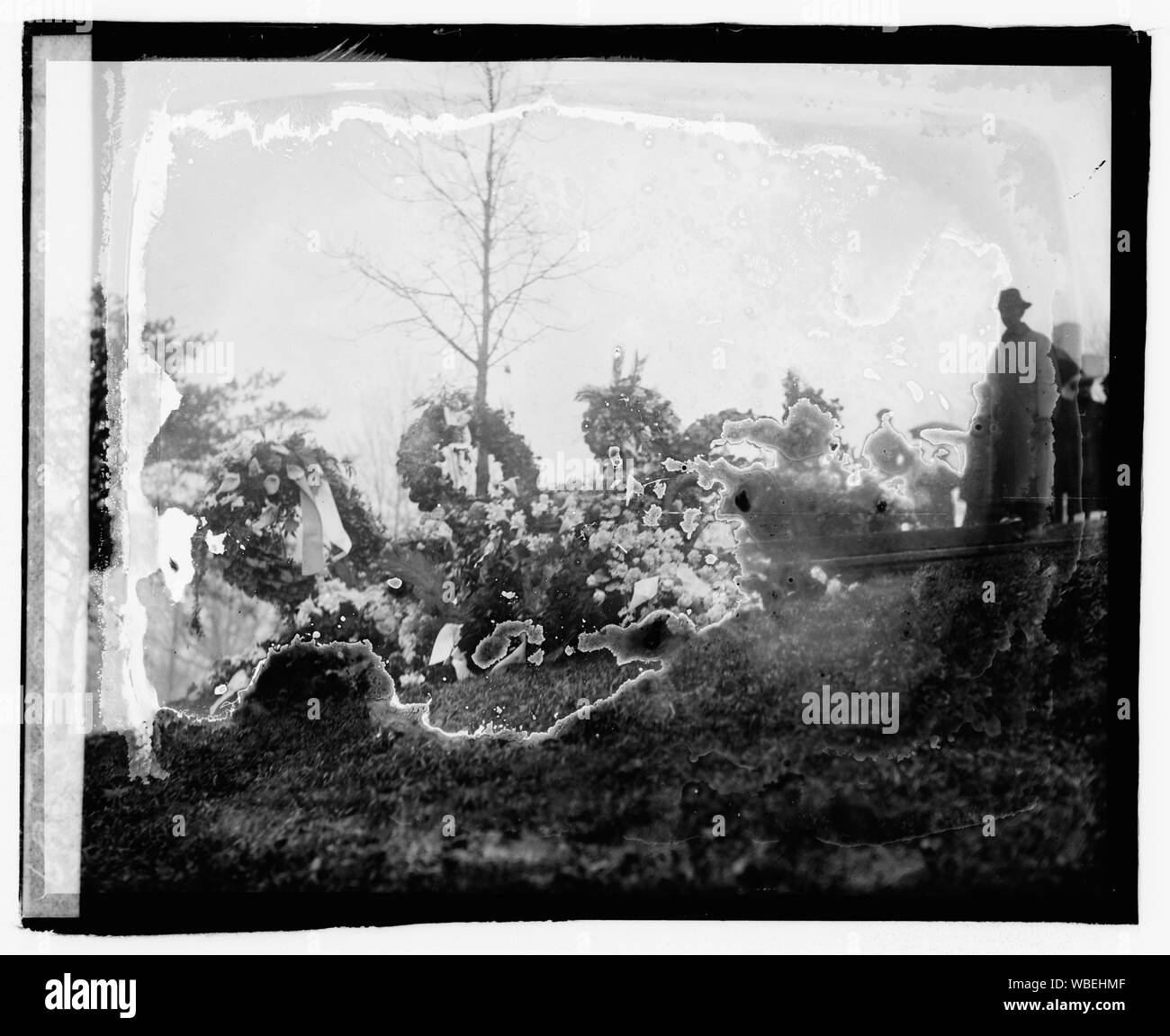 Beerdigung von Adml. Perry Abstract / Medium: 1 Negativ: Glas; 4 x 5 in. oder kleiner Stockfoto