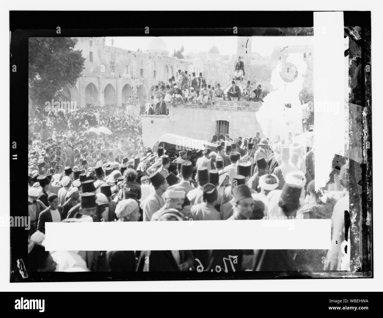 Beerdigung von König Hussein, Jerusalem, Prozession Abstract / Medium: G. Eric und Edith Matson Fotosammlung Stockfoto