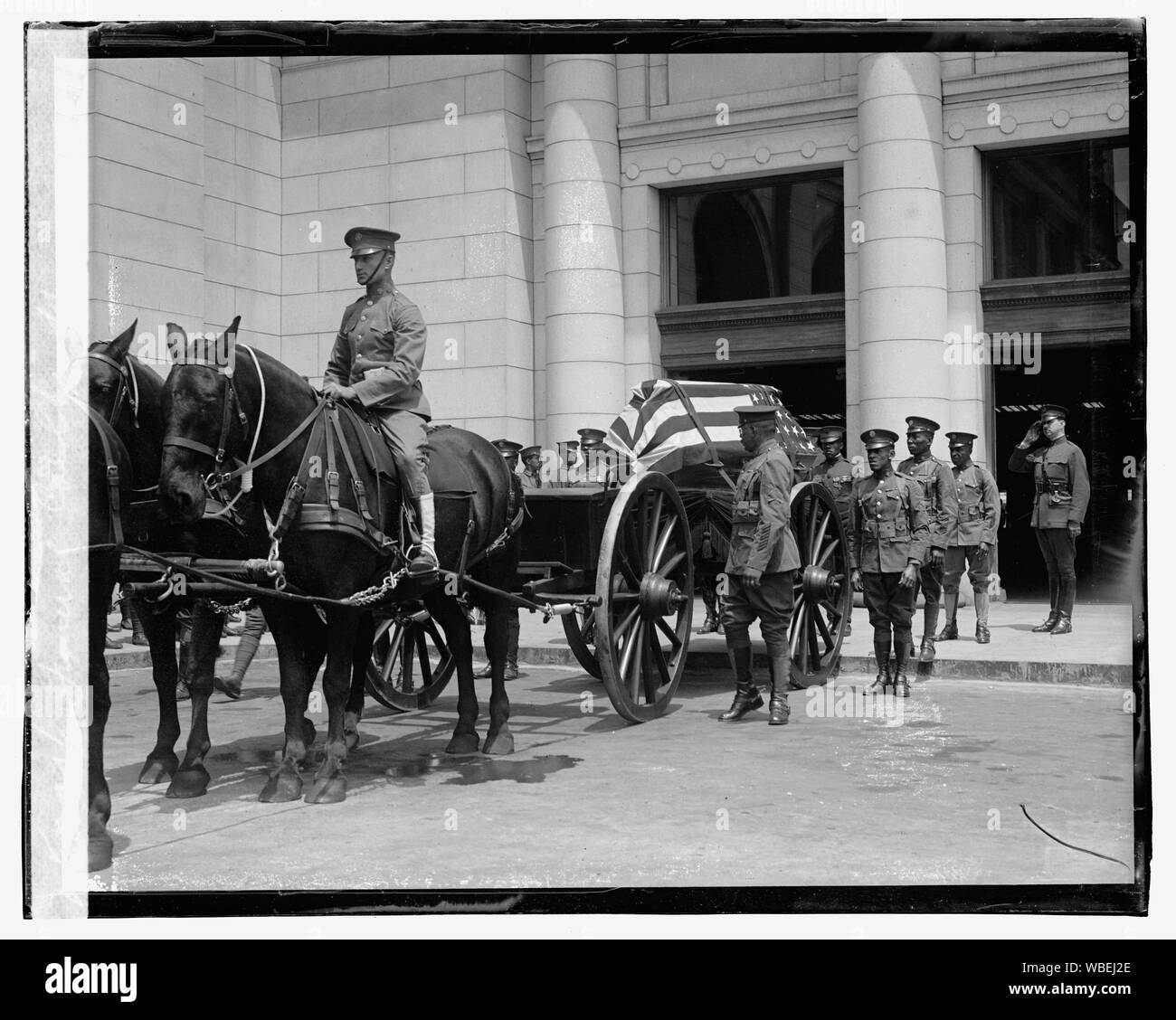 Beerdigung, Oberst Chas. Junge, [6/1/23] Abstract / Medium: Nationale Foto- Sammlung Stockfoto