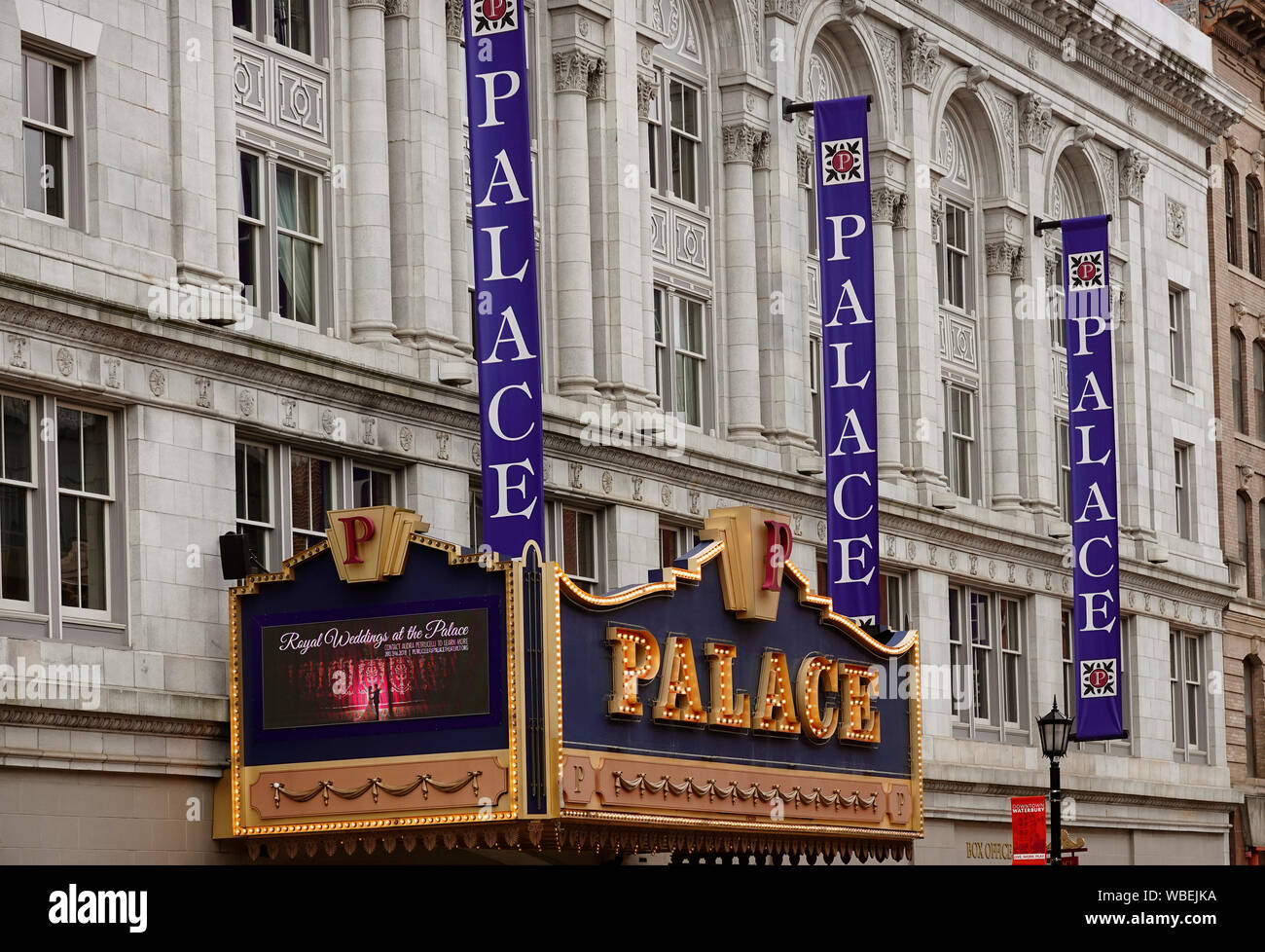 Palace Theatre Waterbury Connecticut Stockfoto