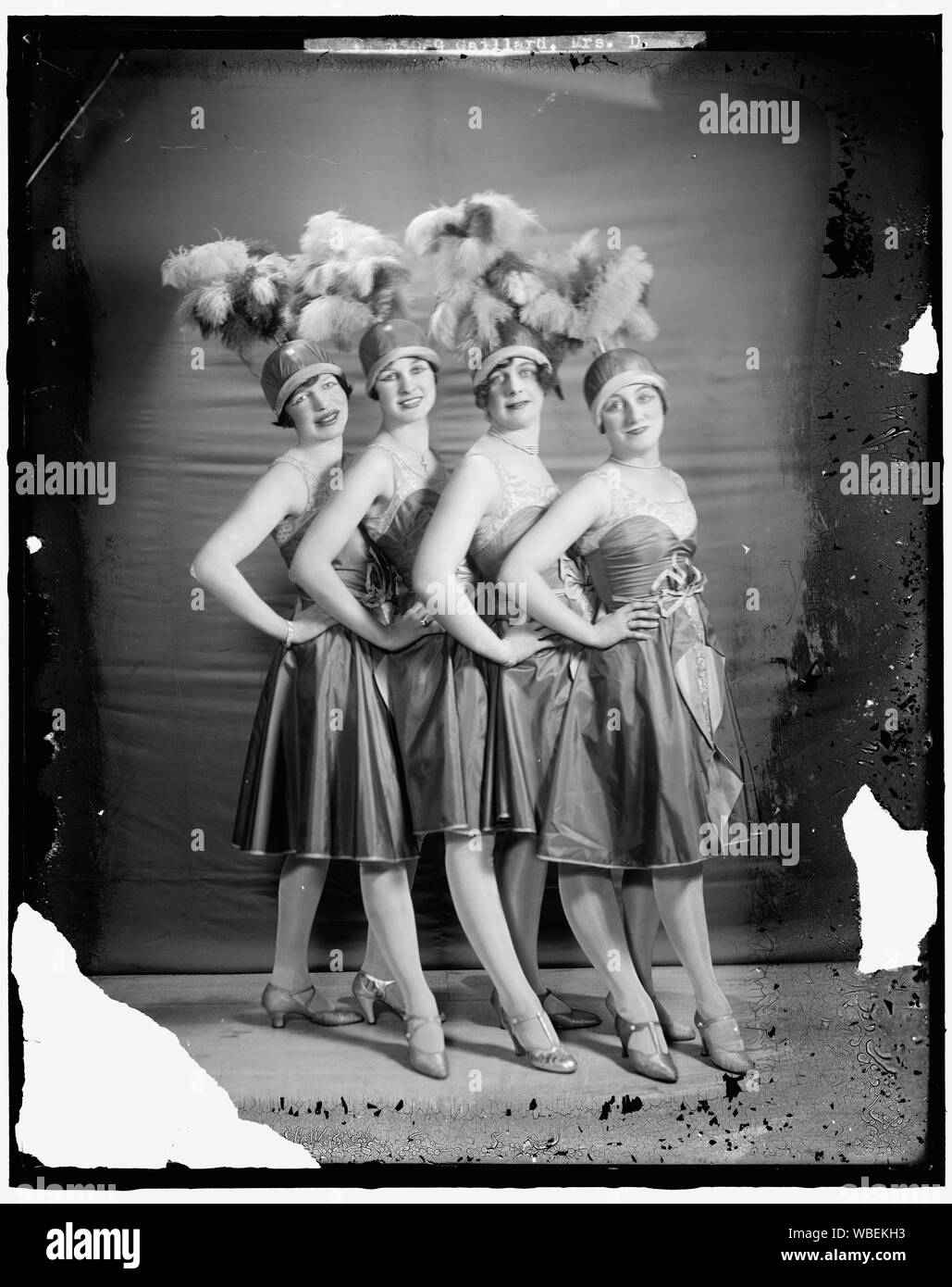 GAILLARD, Frau. Abstract / Medium: 1 Negativ: Glas; 8 x 10 in. oder kleiner Stockfoto