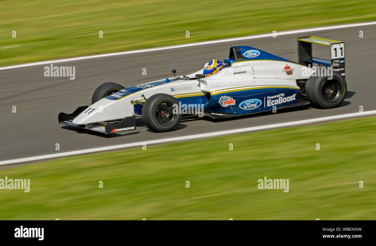 Auto 11, von Lukas Browning, Richardson Racing, F4 Meisterschaft Freitag Session 2 angetrieben Stockfoto