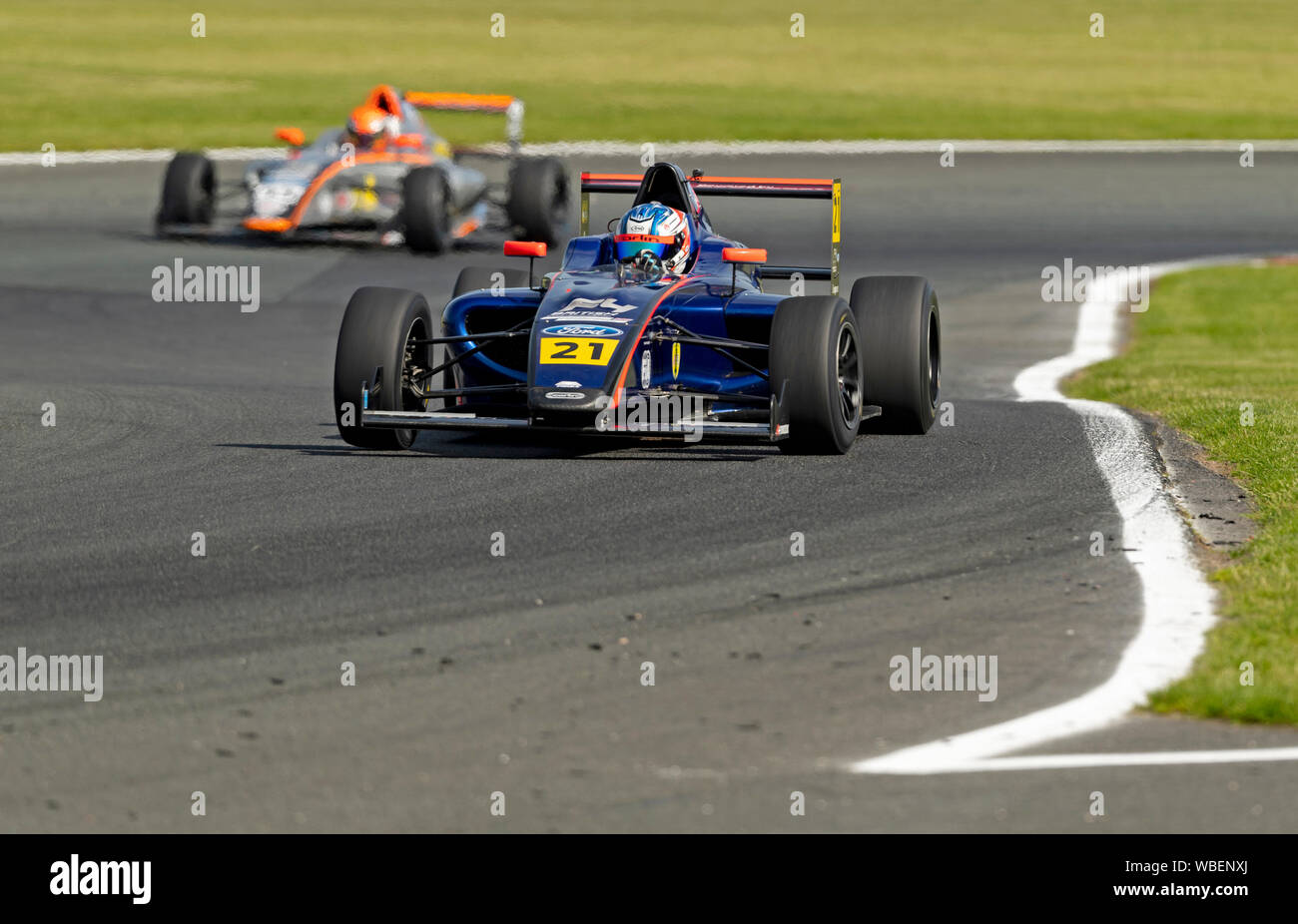 Auto 21, Fahrer, Joe Turney, Carlin, F4 Meisterschaft Freitag Sitzung 2 Stockfoto