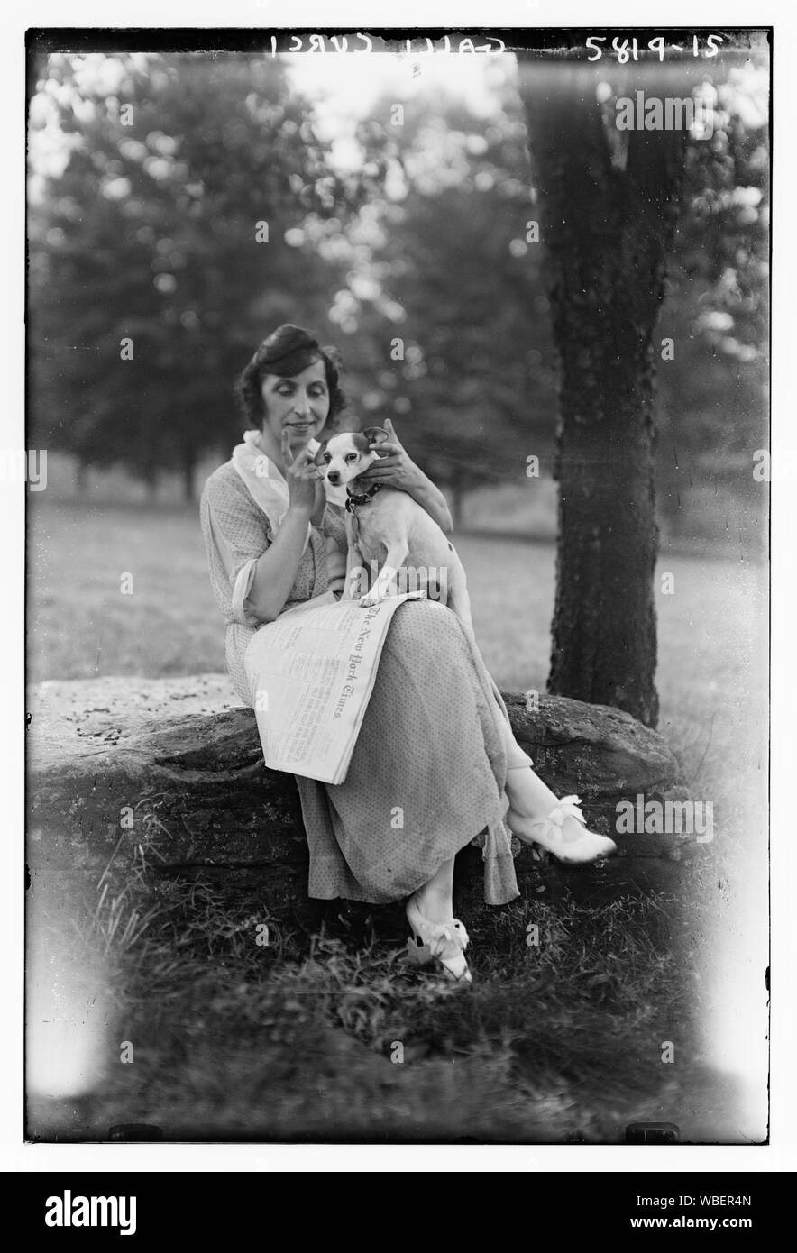 Galli-Curci Abstract / Medium: 1 Negativ: Glas; 5 x 7 in. oder kleiner. Stockfoto