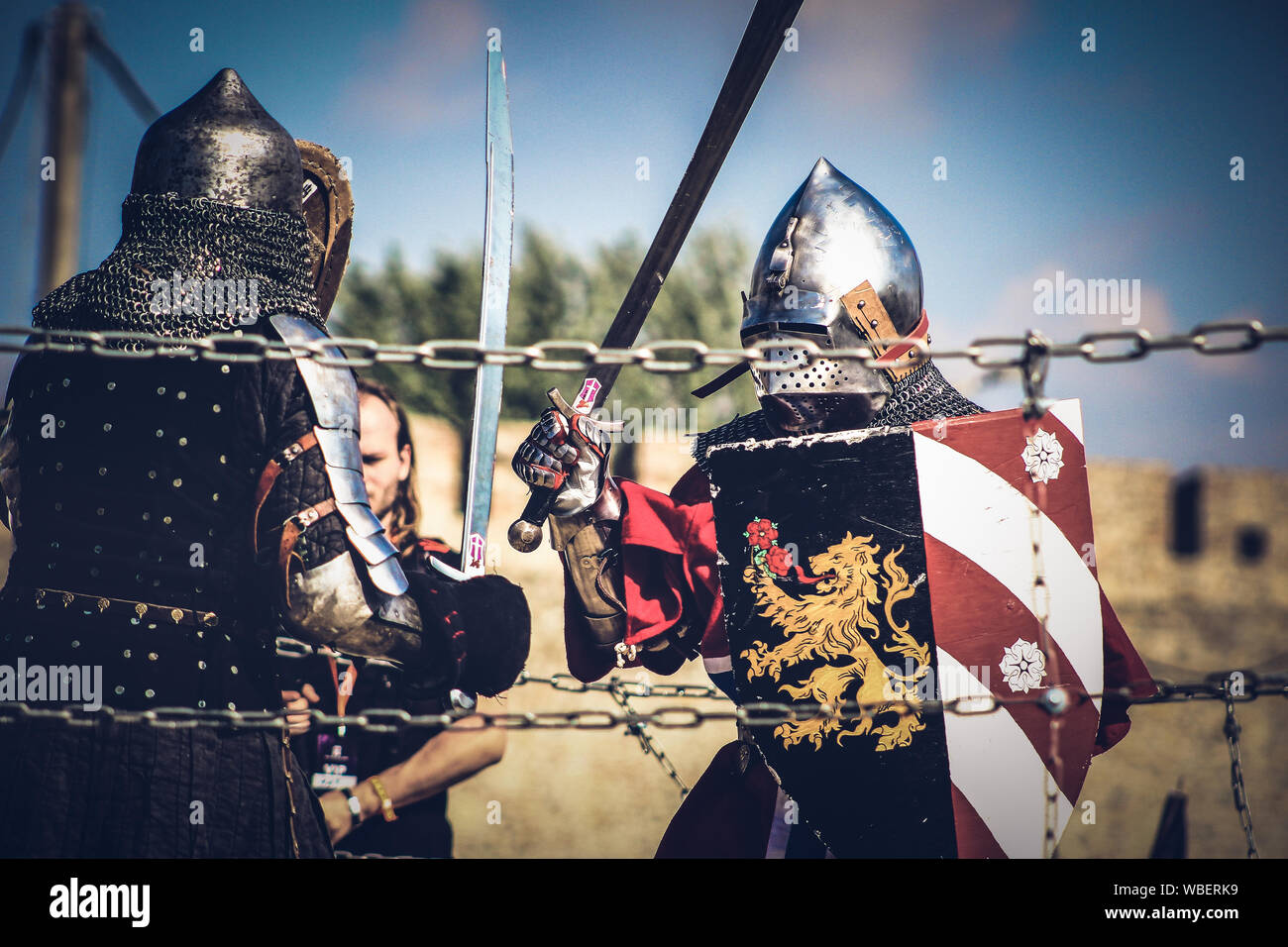 Kampf der Nationen 2019 Serbien Stockfoto