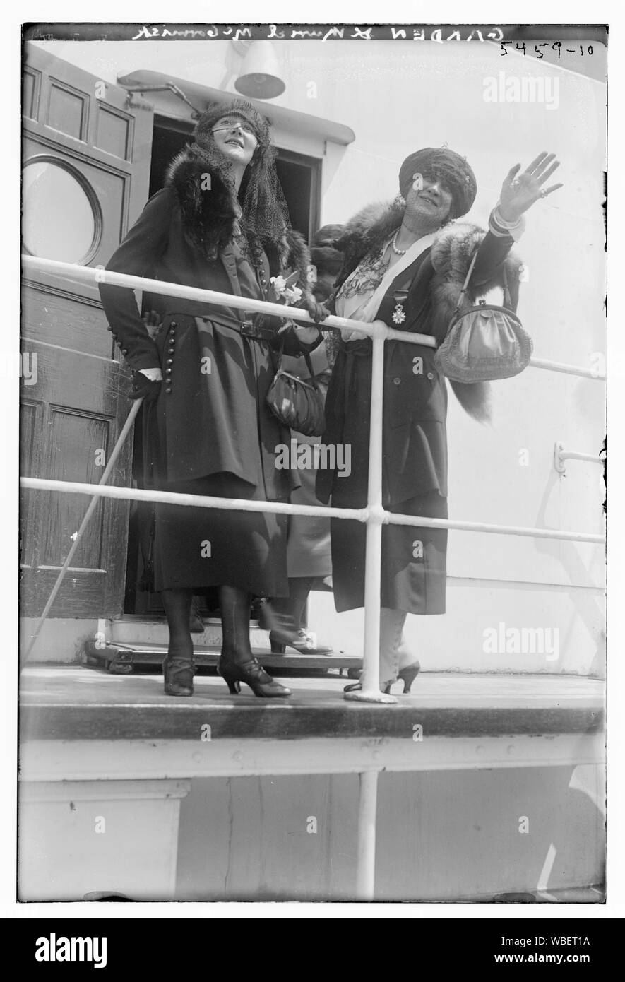 Garten & Muriel McCormack Abstract / Medium: 1 Negativ: Glas; 5 x 7 in. oder kleiner. Stockfoto