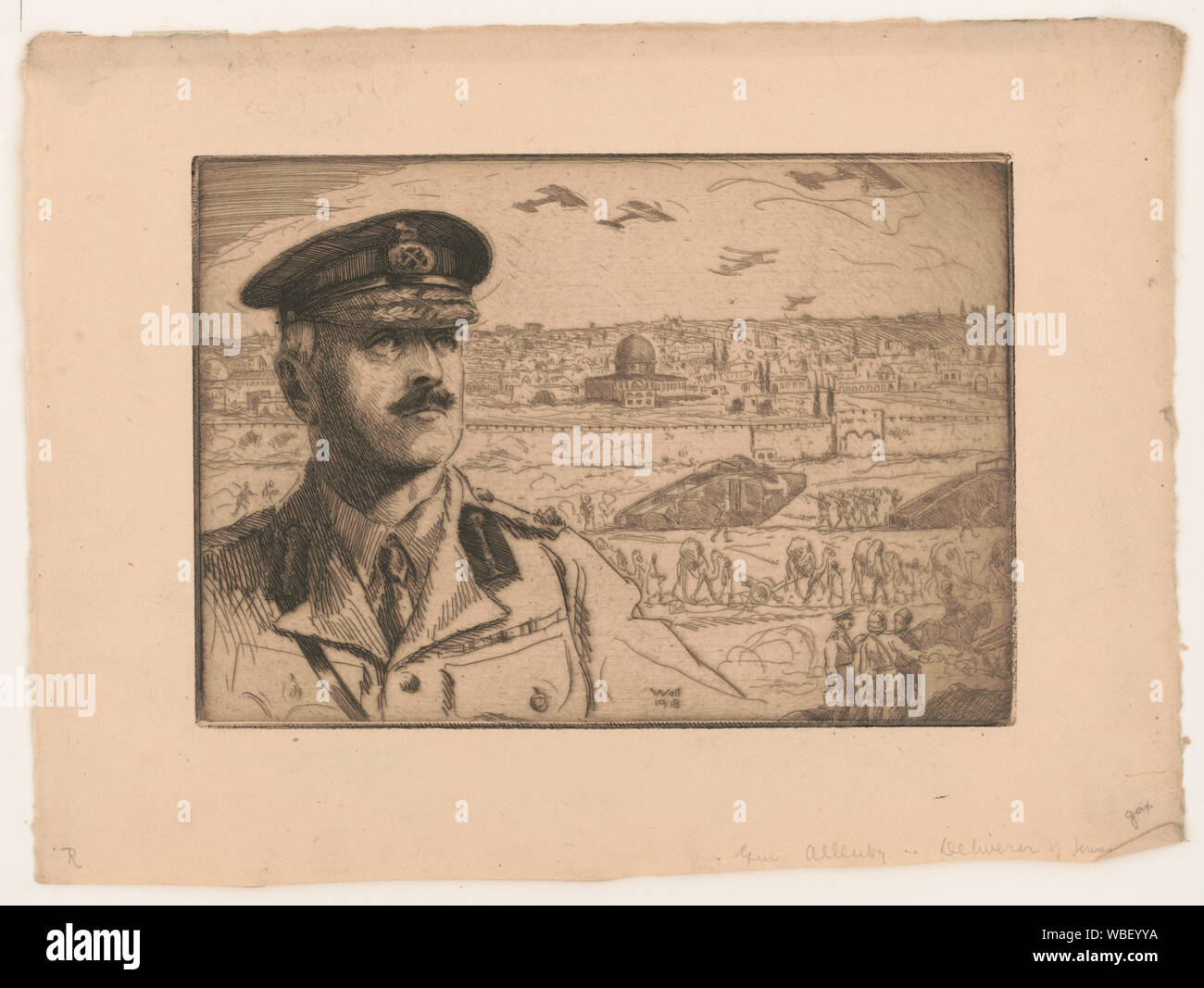 General Allenby - befreier von Jerusalem Stockfoto
