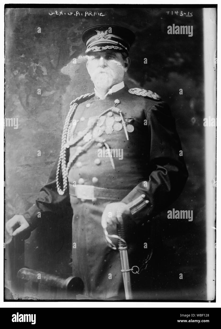 Gen. G.A. Armes Abstract / Medium: 1 Negativ: Glas; 5 x 7 in. oder kleiner. Stockfoto